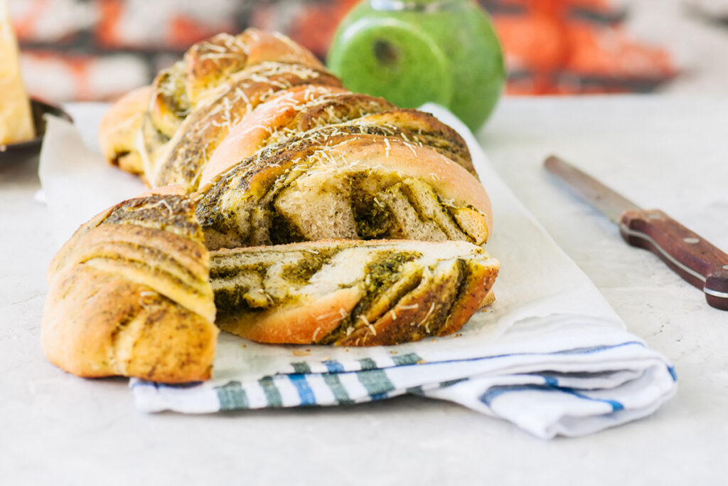 Vlechtbrood basilicum