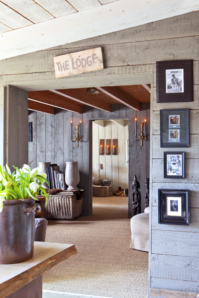 interieur woonkamer african lodge style