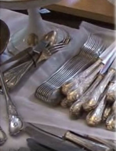 zilver bestek cutlery vork mes lepel