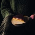 gezouten karamel en chocolade slice