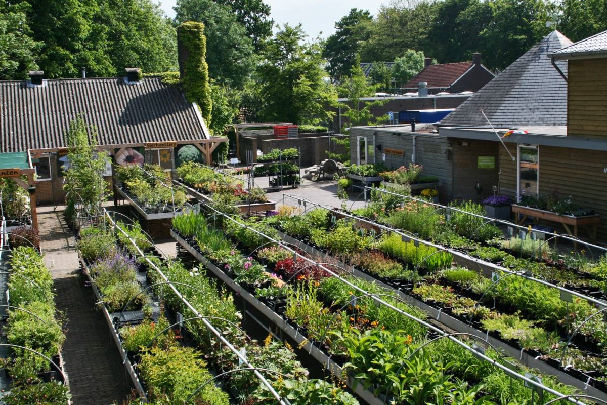 Botanische tuin De Kruidhof - kruiden - tuinkamers
