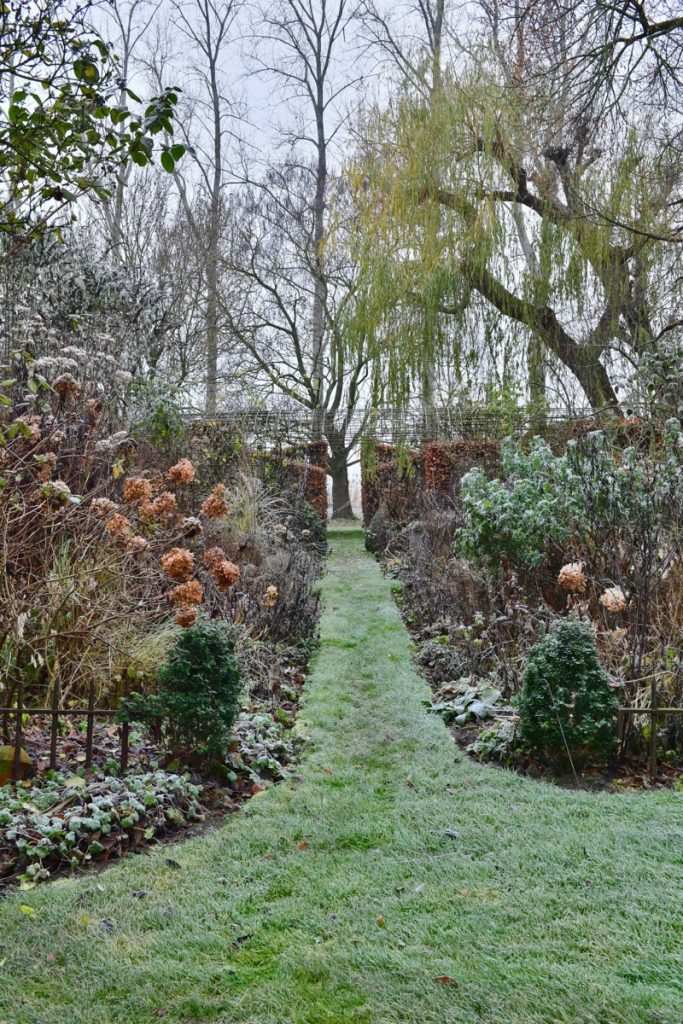 wintertuin - doorkijkje - borders - graspadoorkijkje langs borders