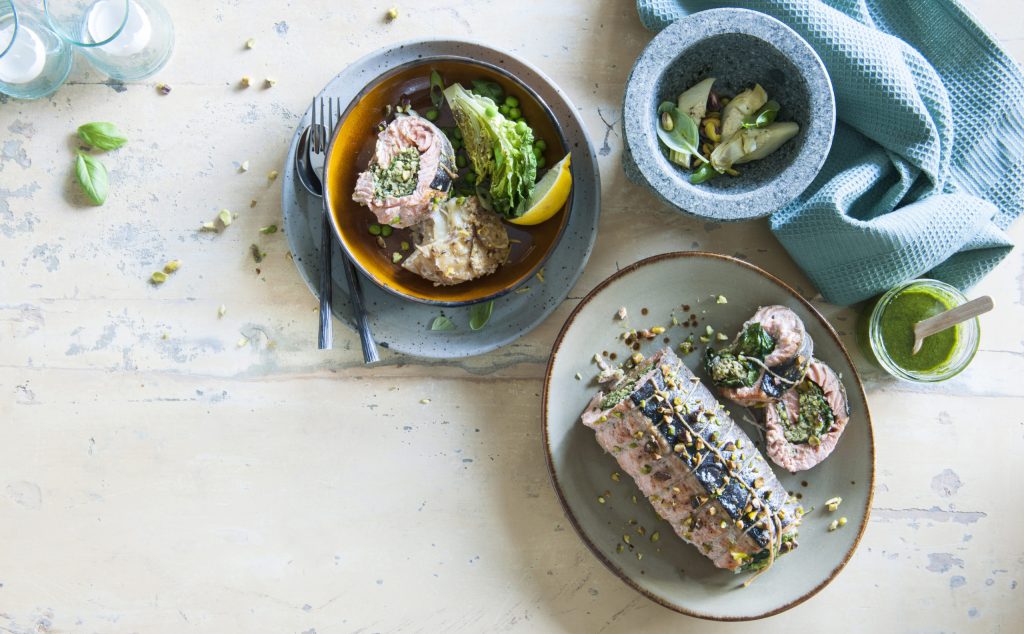 spinazie recept met zalm en artisjok